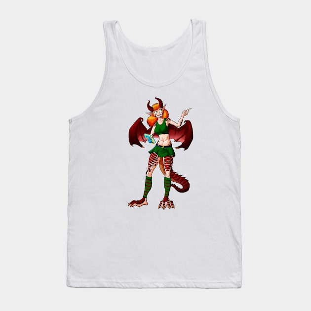 Dragon girl Tank Top by Zauro125